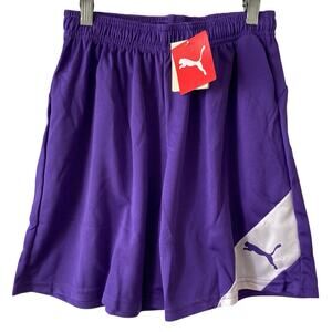 NEW PUMA Santiago TJ Men's Soccer Shorts Violet Purple Size Small LIGHTWEIGHT
